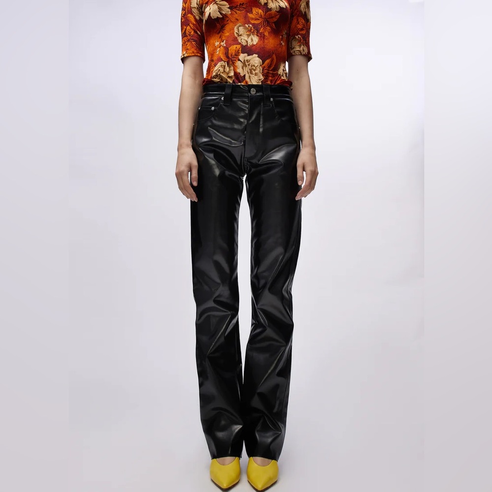 KWAIDAN Editions Rubberized Black Jeans